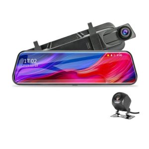 آینه ثبت وقایع مانیتور دار مدل استیل به همراه دوربین