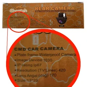 دوربین دنده عقب چیتا 90 درجه مدل 810